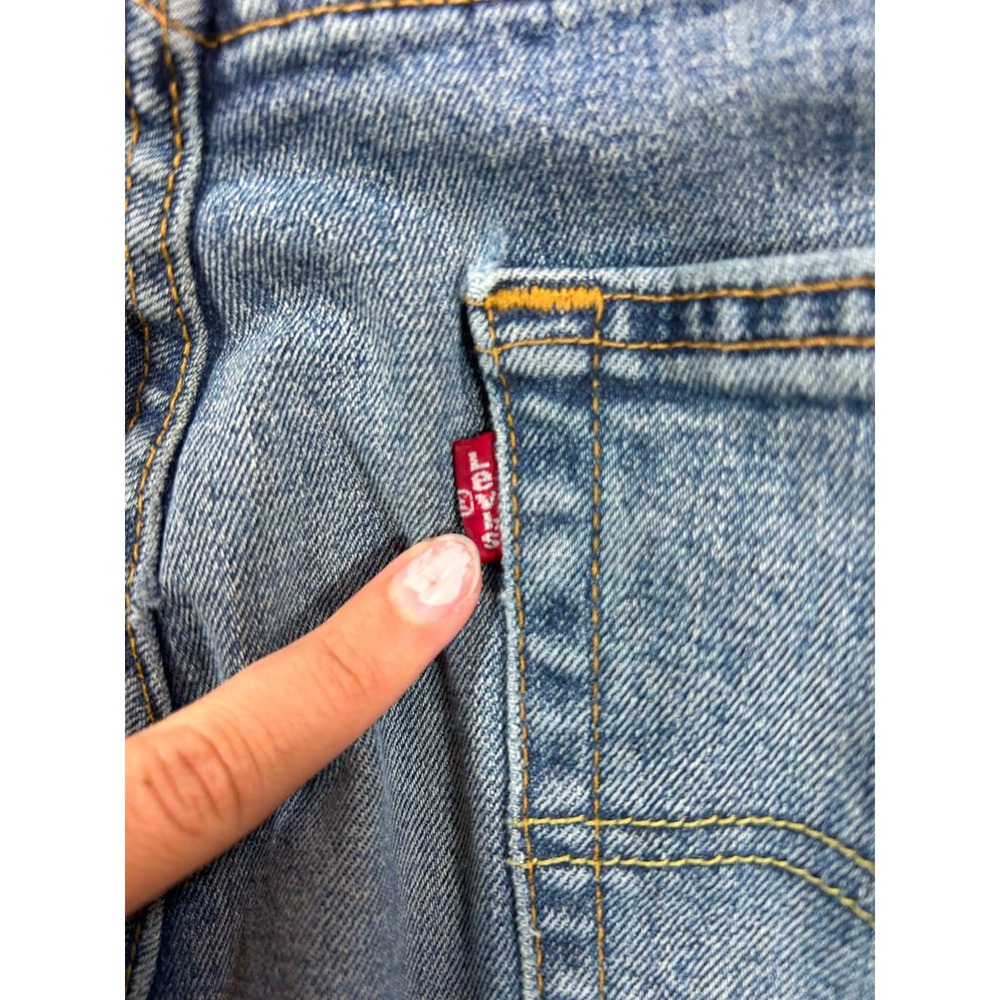 Levis 505 Regular Fit Straight Leg Jeans Blue Denim W30 L30 00505-2146 - Picture 7 of 8